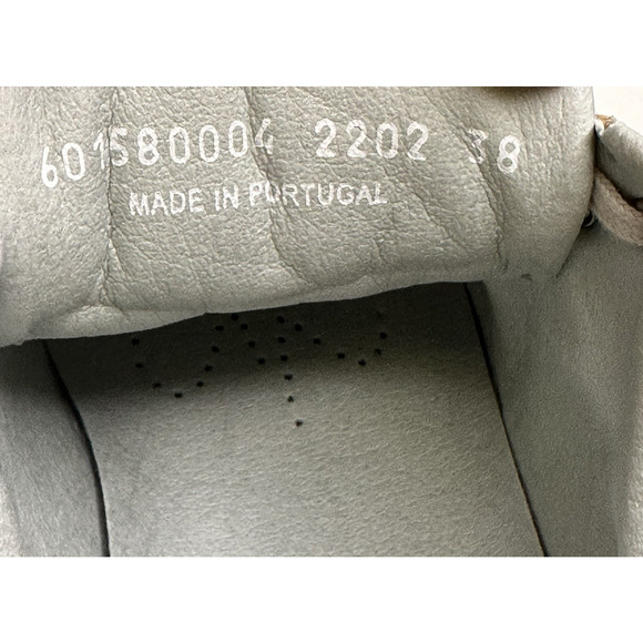 Fly London Delf Silver Gray Leather Platform Wedge Sneakers Womens US 7-7.5 EU38 - Picture 9 of 10